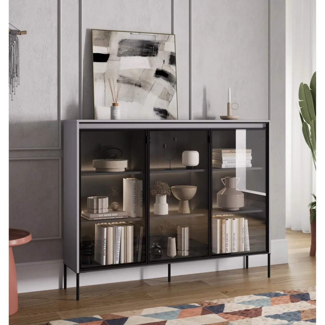 Przeszklona komoda TREVIOLO, witryna