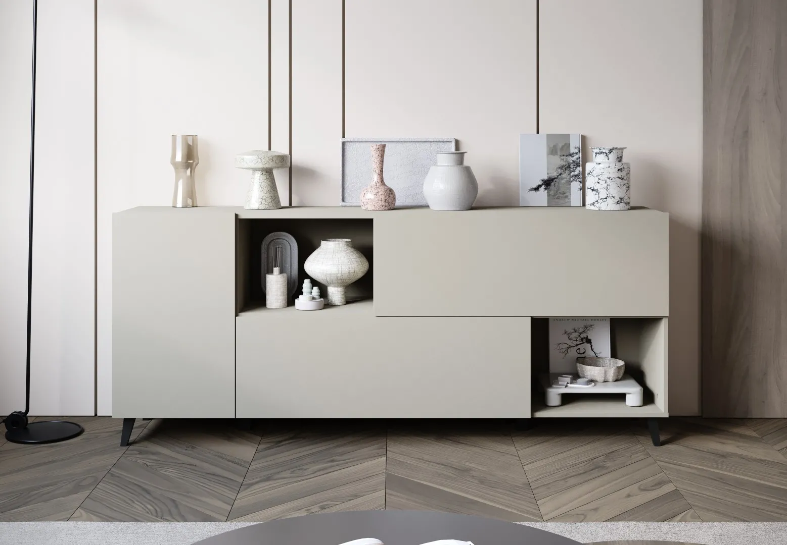 Komoda z półkami LOKET 181